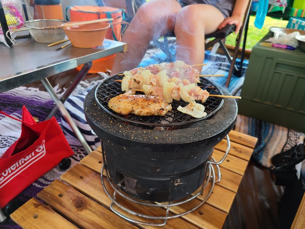 例年より遅いオープンのサホロ湖キャンプ 例年より遅いオープンのサホロ湖キャンプ