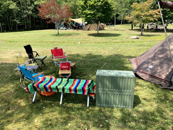 例年より遅いオープンのサホロ湖キャンプ 例年より遅いオープンのサホロ湖キャンプ