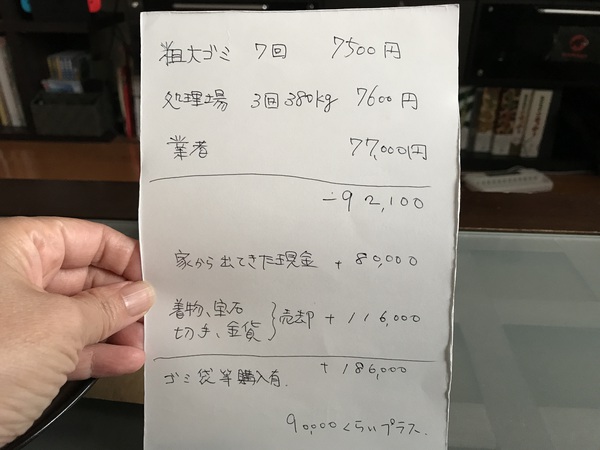 しゃちょ~の実家片付け着手 しゃちょ~の実家片付け着手