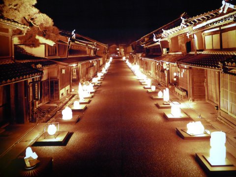 うだつの町並み&並木 並々ツナガリ うだつの町並み&並木 並々ツナガリ