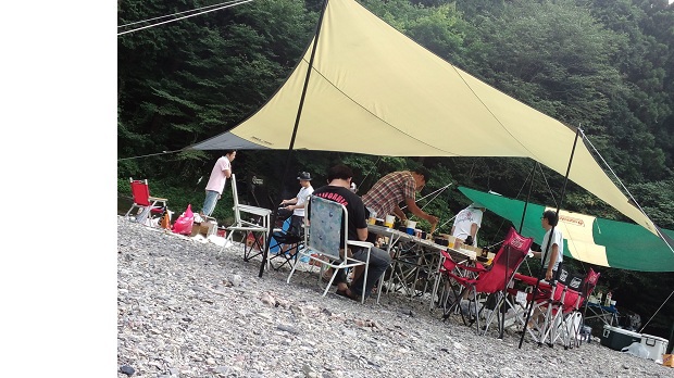 CAZUキャンプ場 (第二回・恒例の職場BBQ)