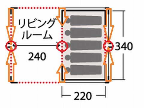 テントの補強! テントの補強!