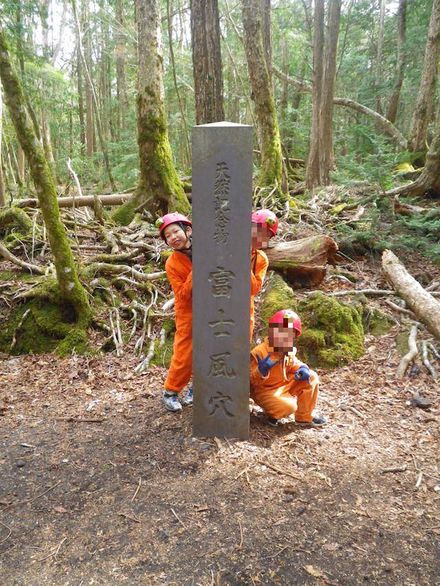 GW前半キャンプ、樹海と風穴探検へ、おいしいキャンプ場、その3