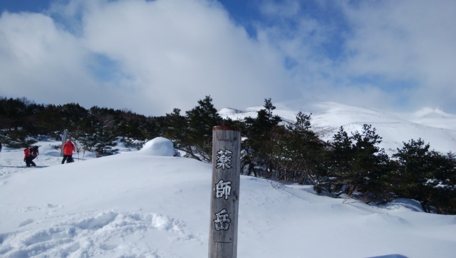 厳冬期安達太良山