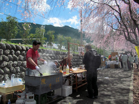 徳山の桜祭り。