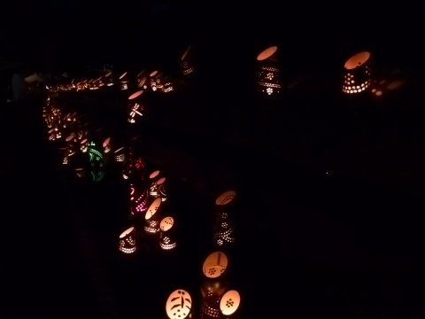 竹燈籠音楽祭り 金峰町(鹿児島)