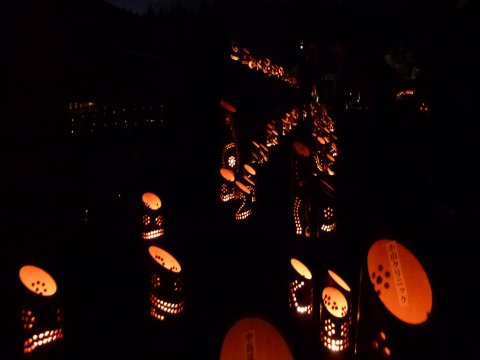 竹燈籠音楽祭り 金峰町(鹿児島)