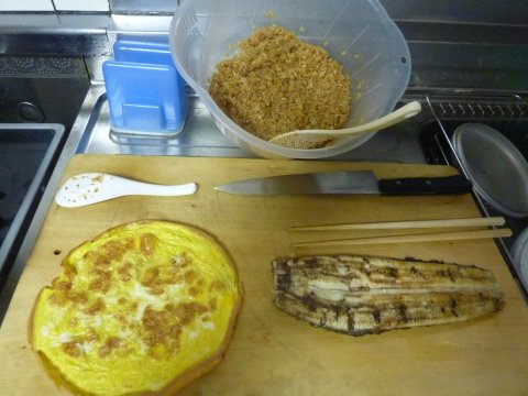 手作り今日の昼食