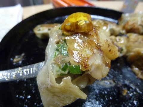 嫁様の手作り餃子が最高♪