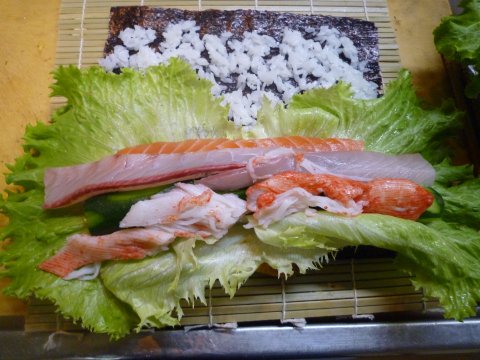 嫁様と同室の方へランチ配達