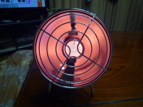 テントの中の暖房!これでどうだろう?