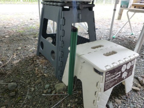 特大蚊取り線香の効果は(=^・・^=)