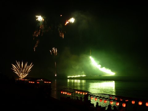 今年初花火大会♪