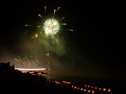 今年初花火大会♪