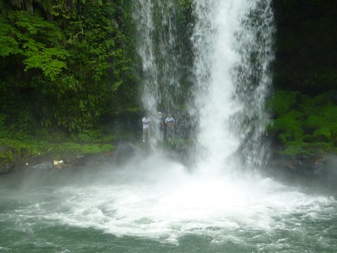 滝の裏より涼み