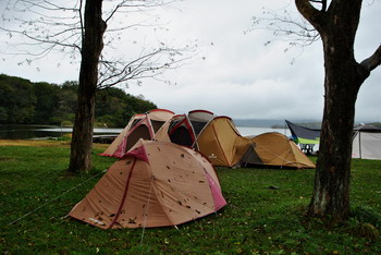 曇り 雨 快晴 な秋キャンプ!!