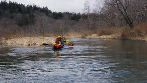 念願の釧路川!!