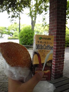 公園でランチ