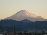 富士山の雪