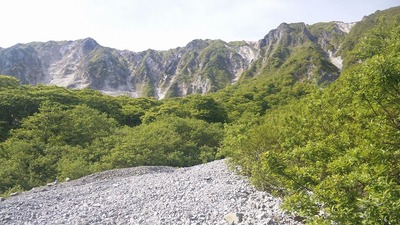 大山 夏山登山道ご来光登山