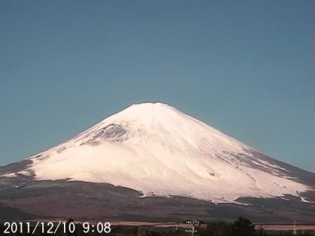 先週末からの富士山。