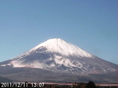 先週末からの富士山。