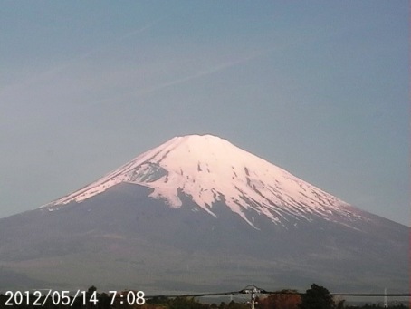 富士山、今年の5,6月の気温。