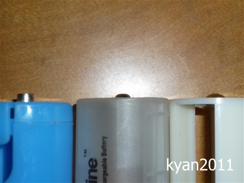 乾電池アダプタ三種