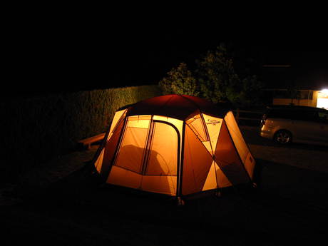 2014年　5月キャンプ  in  見晴らしの丘公園キララコテージキャンプ場