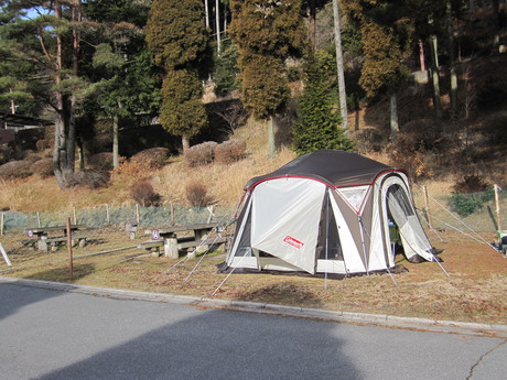 2015.1.24～25  野呂山キャンプ場