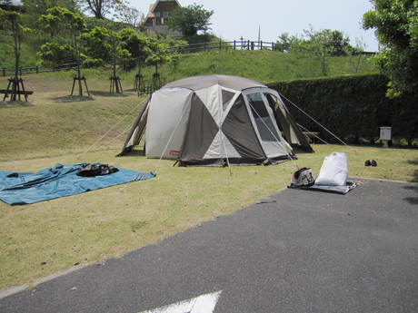 2014年　5月キャンプ  in  見晴らしの丘公園キララコテージキャンプ場