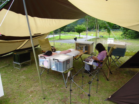 2014年　8月キャンプ in たたらの森オートキャンプ場