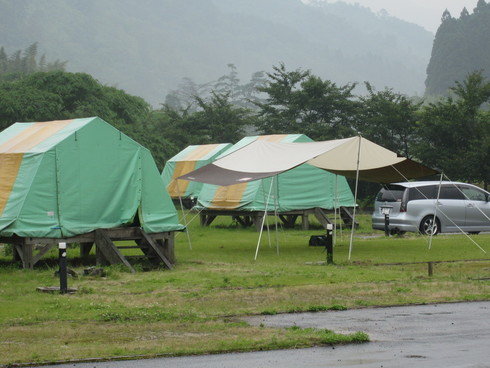 6月キャンプレポ in 高尻川リバーサイドログハウス村