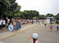 昭和記念公園　レインボウプール　プレオープン