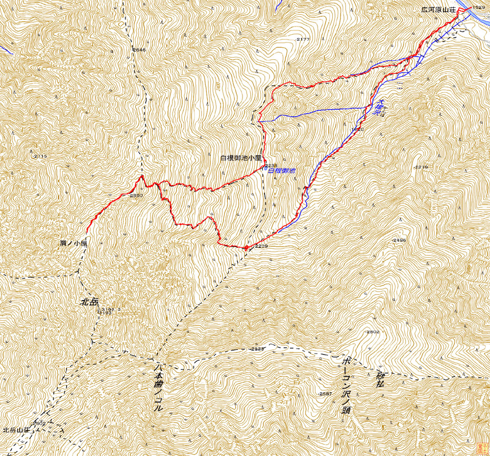行けなかった山、行かなかった山頂 北岳