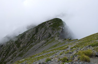 再訪北岳。白峰三山縦走(奈良田から)
