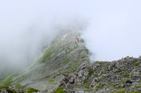 再訪北岳。白峰三山縦走(奈良田から)