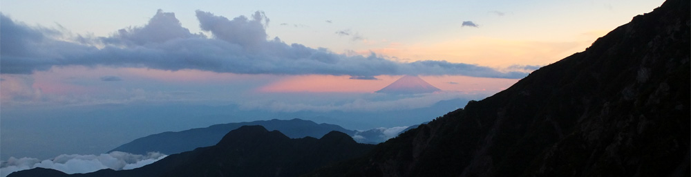 再訪北岳。白峰三山縦走(奈良田から)