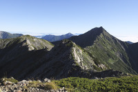 再訪北岳。白峰三山縦走(奈良田から)