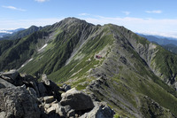 再訪北岳。白峰三山縦走(奈良田から)
