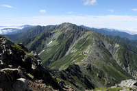 再訪北岳。白峰三山縦走(奈良田から)