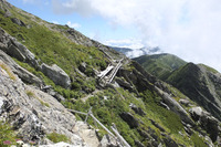 再訪北岳。白峰三山縦走(奈良田から)