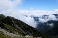 再訪北岳。白峰三山縦走(奈良田から)