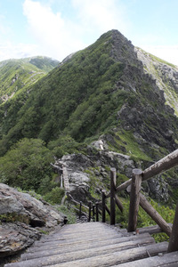 再訪北岳。白峰三山縦走(奈良田から)