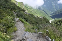 再訪北岳。白峰三山縦走(奈良田から)