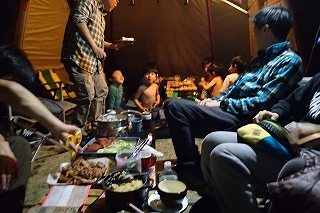 日川浜グルキャン②宴会、満腹道場!!道場破りは出ず! 日川浜グルキャン②宴会、満腹道場!!道場破りは出ず!