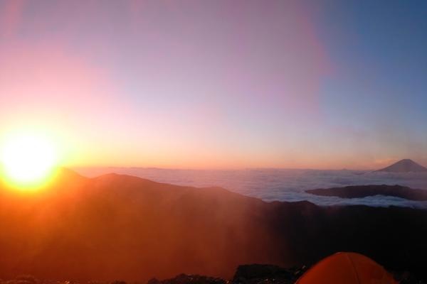 北岳〜間ノ岳、それからイワナ 2日目 北岳〜間ノ岳、それからイワナ 2日目