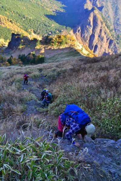 黒斑山~Jバンド~草すべり 黒斑山~Jバンド~草すべり