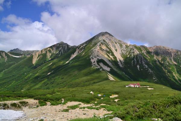 念願の水晶岳へ おまけにイワナも 1日目 念願の水晶岳へ おまけにイワナも 1日目