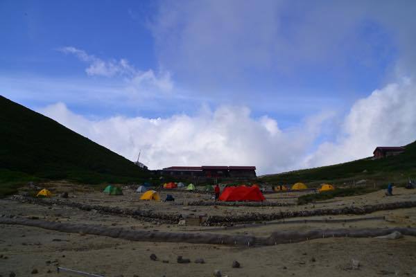 念願の水晶岳へ おまけにイワナも 2日目 念願の水晶岳へ おまけにイワナも 2日目